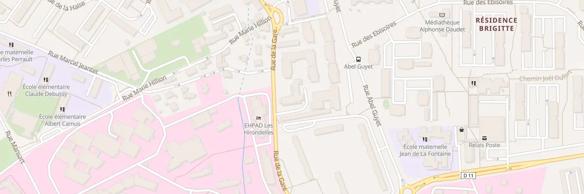 Plan du 12 Rue de la Gare à Plaisir