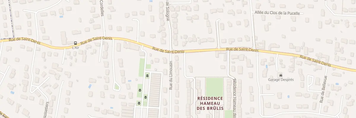 Plan du 2 Rue du Limousin à Saint-Denis-en-Val