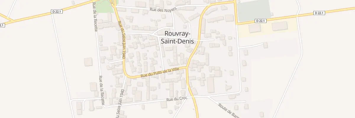 Plan du 19 Rue du Puits de la Ville à Neuville Saint Denis