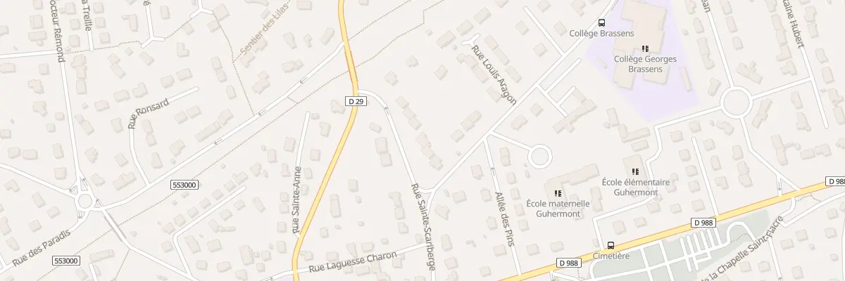 Plan du 6 Rue Sainte-Scariberge à Saint-Arnoult-en-Yvelines