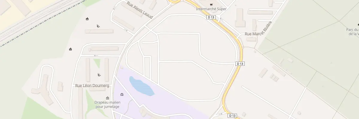 Plan du 9510 Rue Georges Lapierre à La Verrière