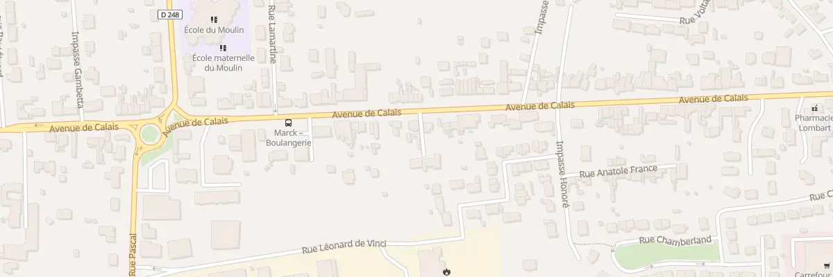 Plan du 499 Av de Calais à Marck