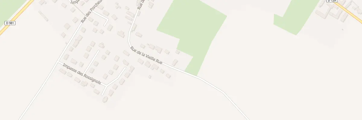Plan du 425 Rue de la Vieille Rue à La Houssoye
