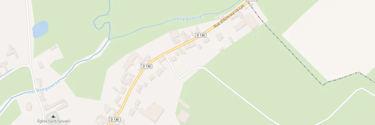 Plan du 70 Rue d’Aire sur la Lys à Offin