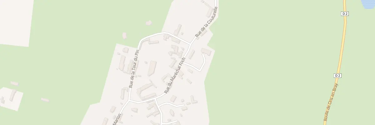 Plan du 182 Rue du Maréchal Foch à Villers-Saint-Barthélemy