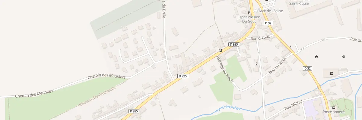 Plan du 36 Rue du Gen de Gaulle à Saint-Riquier