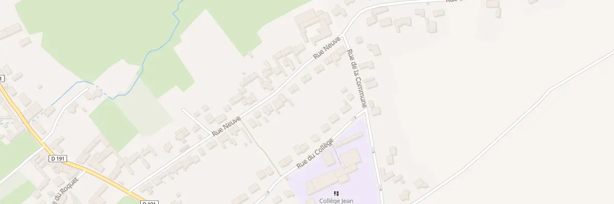 Plan du 284 Rue Neuve à Licques
