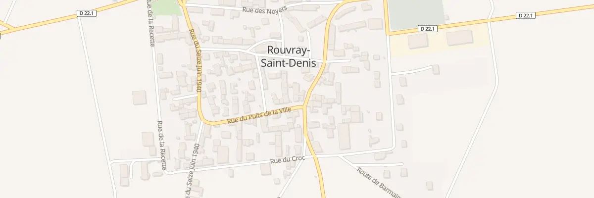 Plan du 21 Rue du Puits de la Ville à Neuville Saint Denis