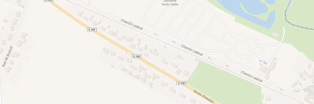 Plan du 993 Rte d’Hesdin à Maresquel-Ecquemicourt