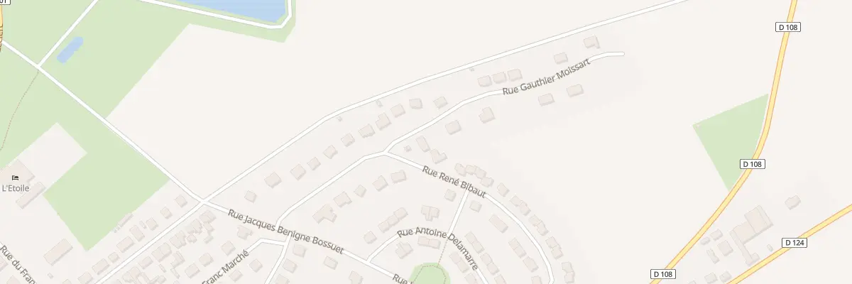 Plan du 12 Rue René Bibaut à Grandvilliers