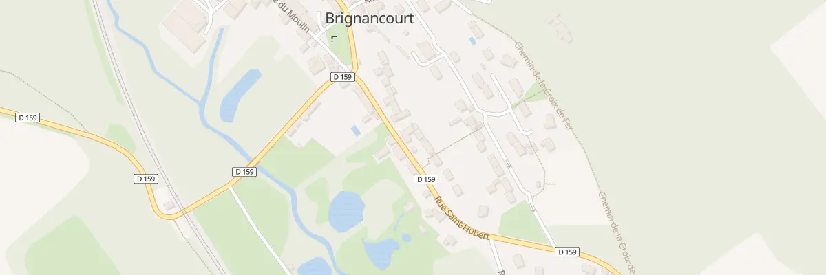 Plan du 8 Rue Saint Hubert à Brignancourt