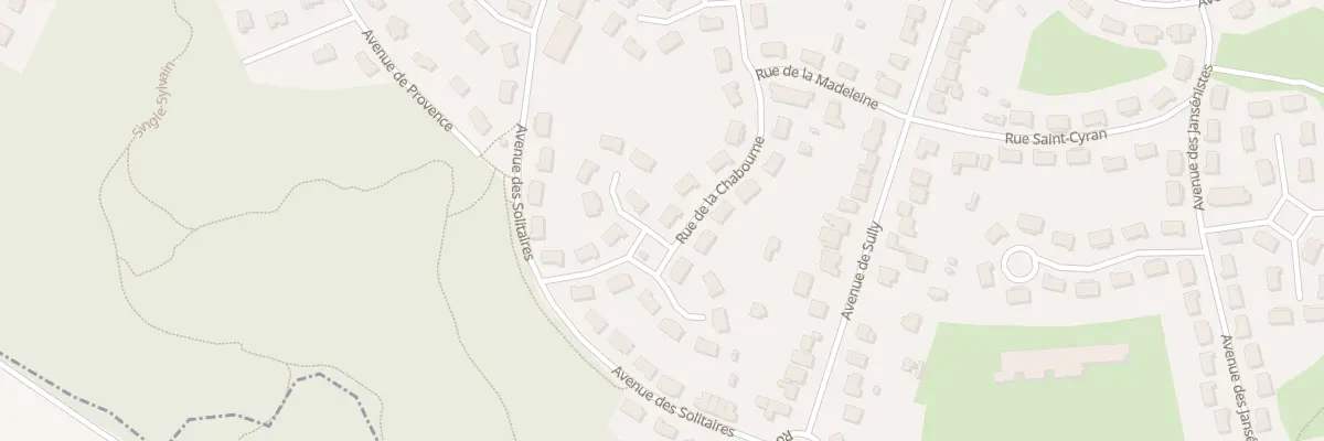 Plan du 34 Rue de la Chabourne au Mesnil-Saint-Denis