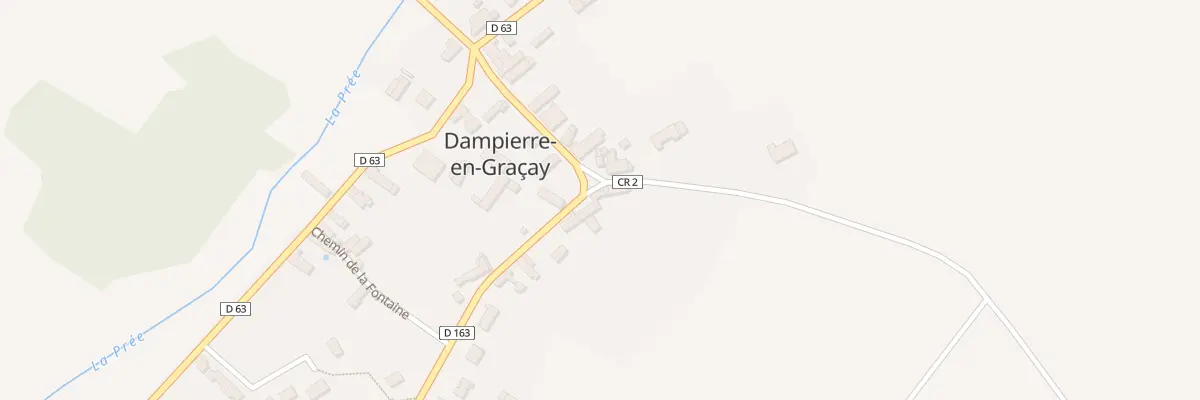 Plan du 20 Le Bourg à Dampierre-en-Graçay