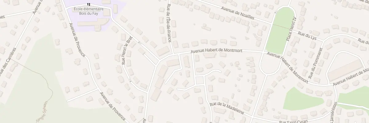 Plan du 4 Rue de la Chabourne au Mesnil-Saint-Denis