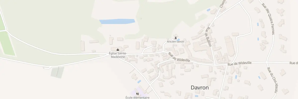 Plan du 3B Rue de Wideville à Davron