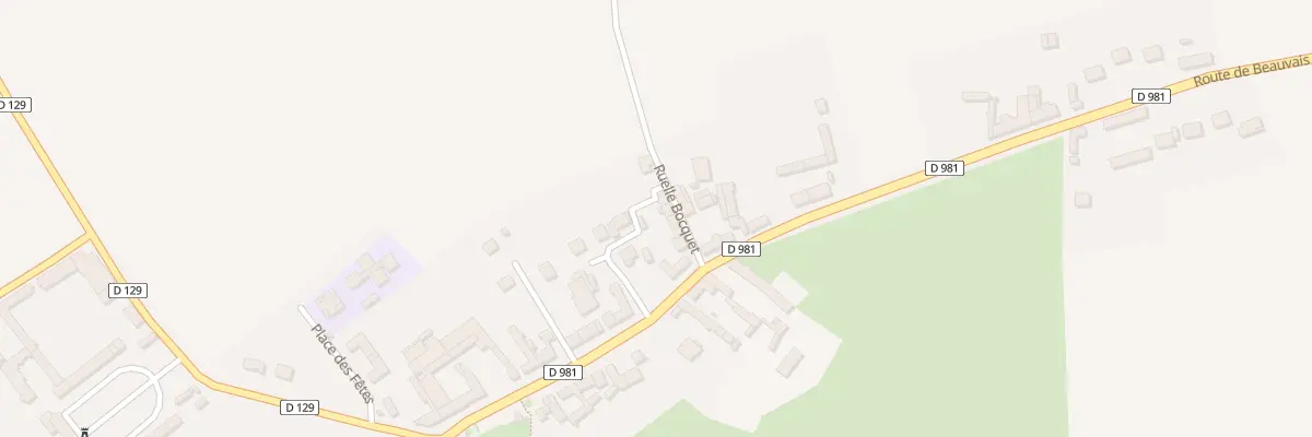 Plan du 3 Rle Bocquet à La Houssoye