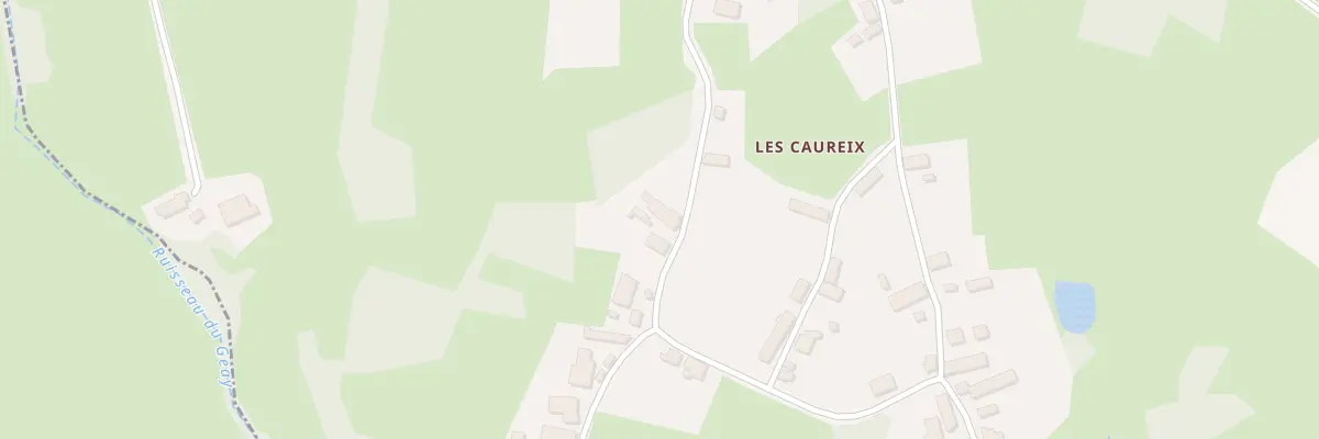 Plan du 8 Les Caureix à Moutier-Malcard