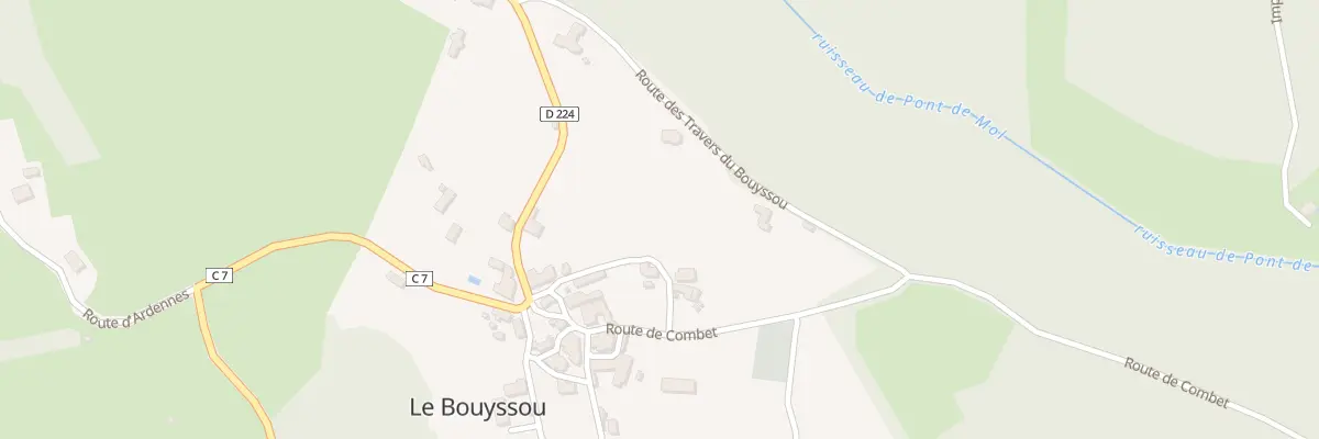 Plan du 5091 Travers du Bouyssou au Bouyssou