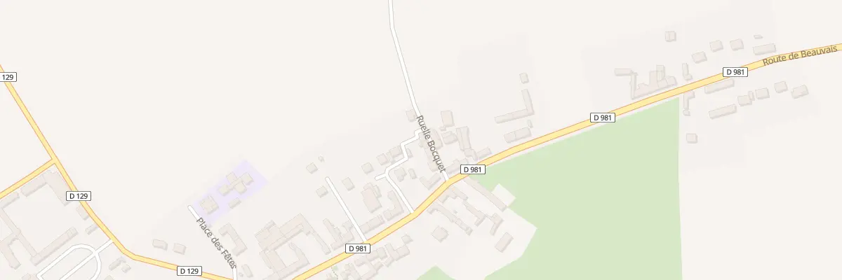 Plan du 24 Le Village à La Houssoye