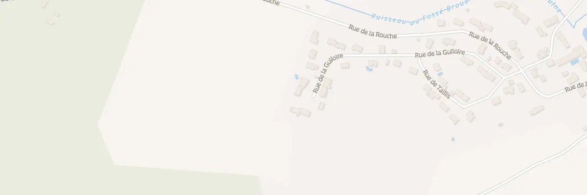 Plan du 26 Rue de la Guiloire à La Celle-les-Bordes
