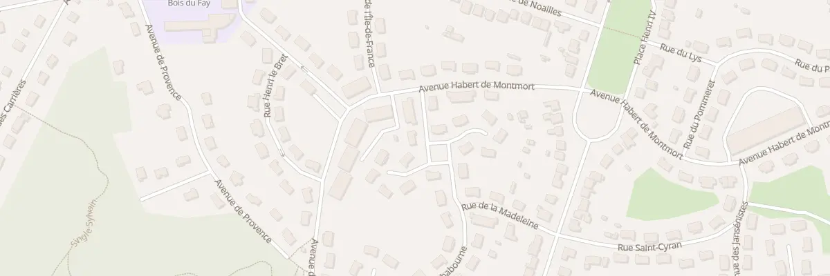 Plan du 10 Rue de la Chabourne au Mesnil-Saint-Denis
