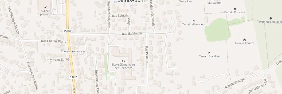 Plan du 4 Rue Pasteur à La Ferté-Saint-Aubin
