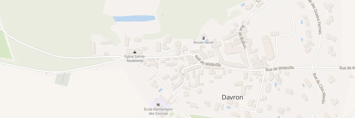 Plan du 20 Rue de Wideville à Davron