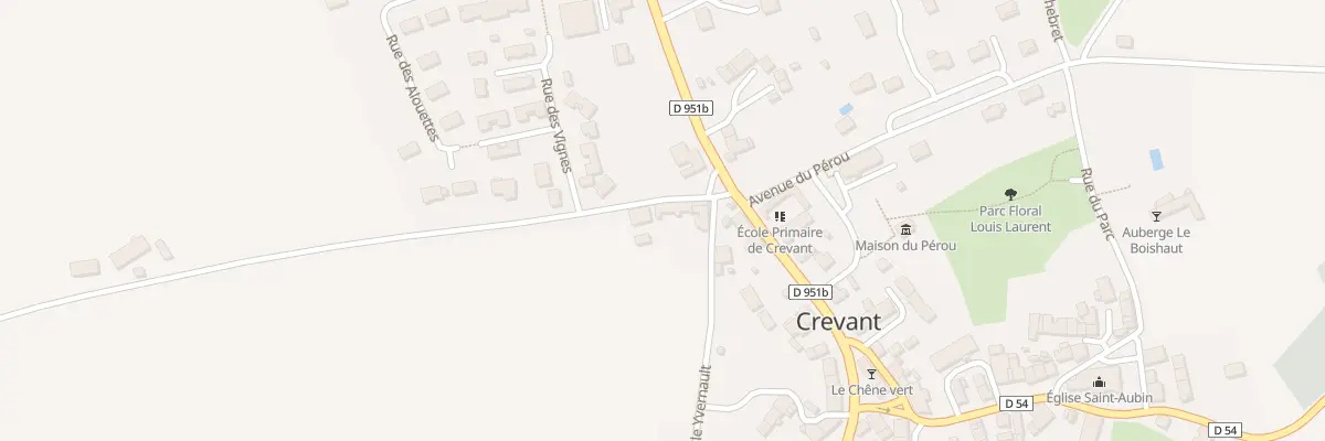 Plan du 3 Rue des Combattants en A F N à Crevant