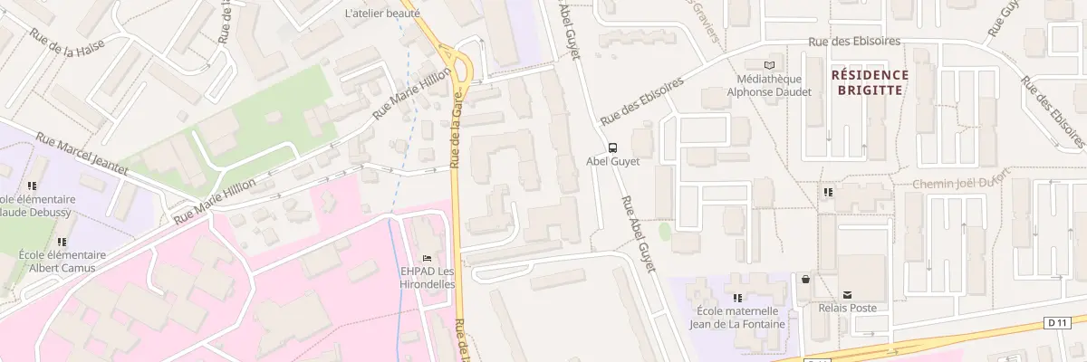 Plan du 10 Rue de la Gare à Plaisir