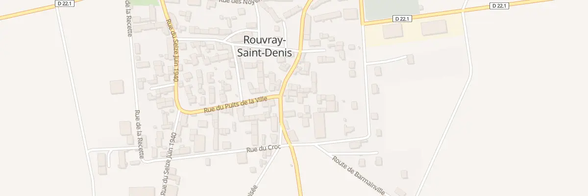 Plan du 30 Rue de la Croix Boisée à Neuville Saint Denis