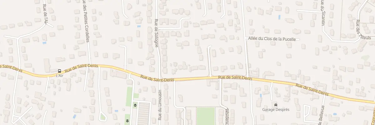 Plan du 878 Rue de Saint-Denis à Saint-Denis-en-Val