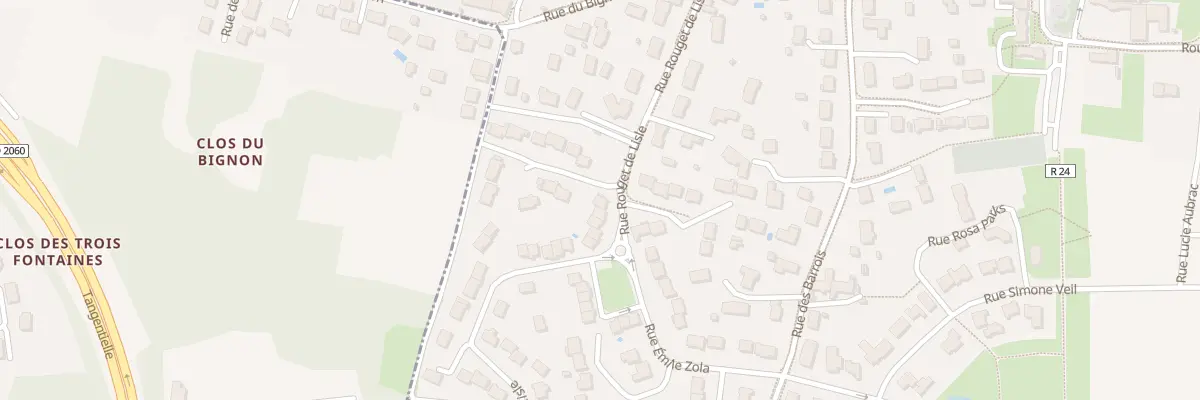 Plan du 10 Rue Rouget de Lisle à Semoy