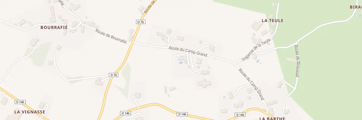 Plan du 5371 La Teule à Sainte-Croix