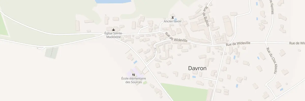 Plan du 8 Rue Hautement à Davron
