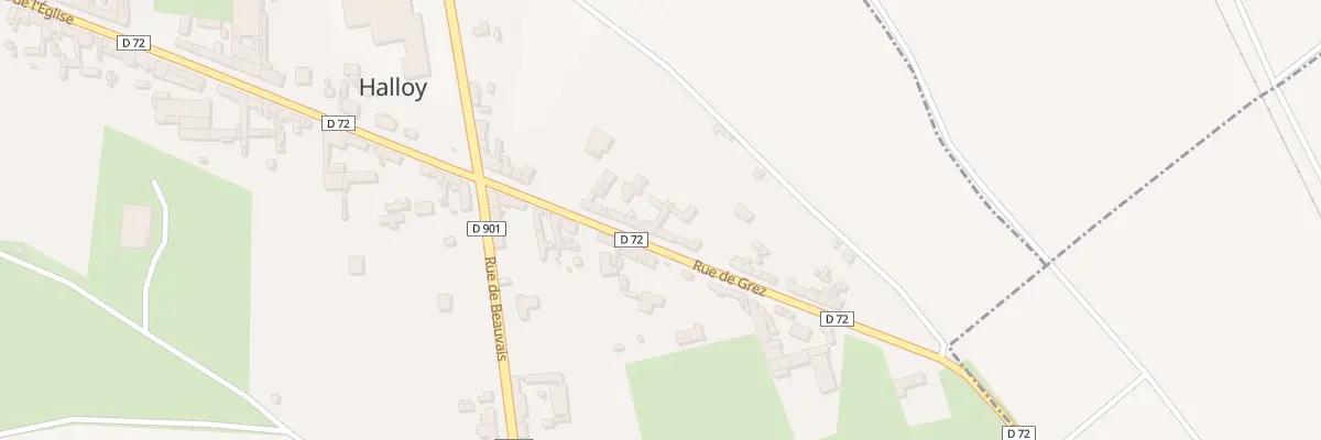 Plan du 9 Rue de Grez à Halloy