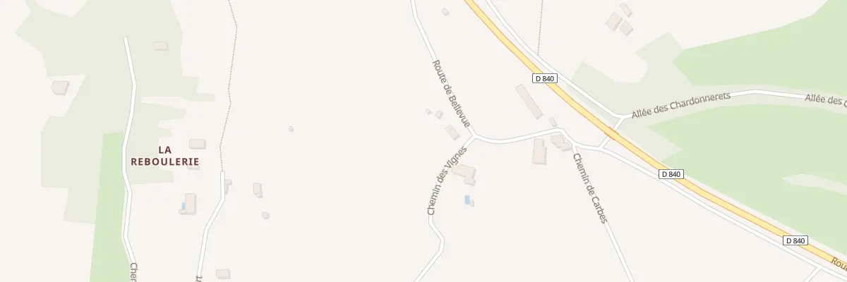 Plan du 474 Rte de Bellevue à Fons