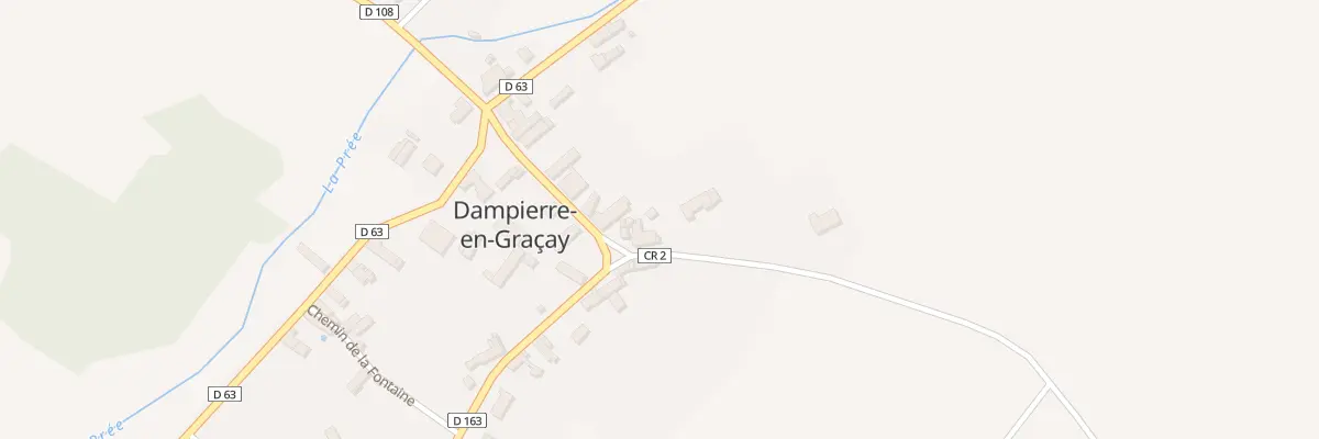 Plan du 1 Che des Varennes à Dampierre-en-Graçay