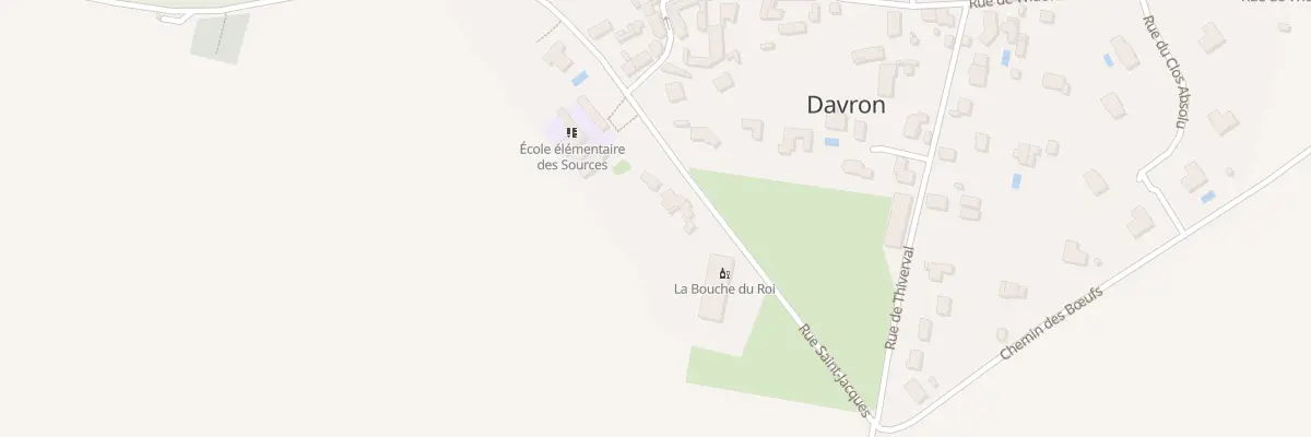 Plan du 8 Rue Saint Jacques à Davron