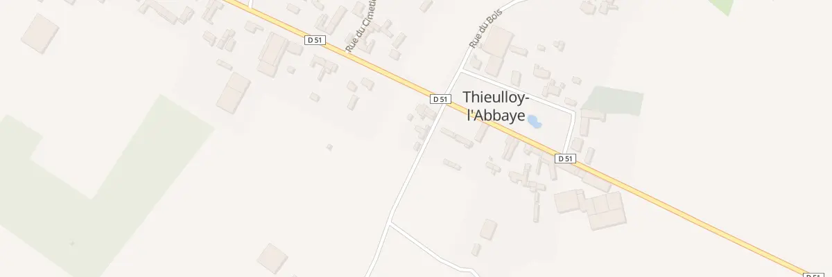 Plan du 17 Gr Grande Rue à Thieulloy-l’Abbaye