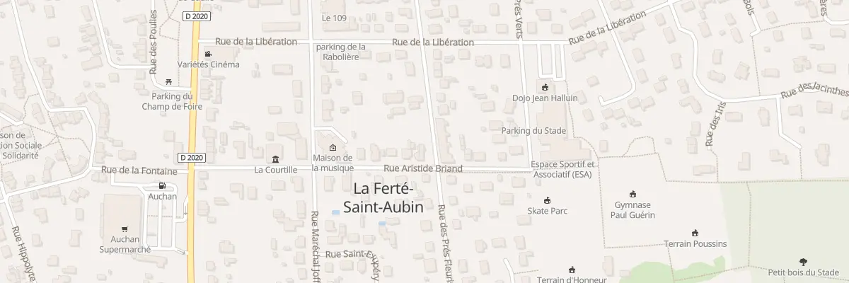 Plan du 28 Rue des Prés Fleuris à La Ferté-Saint-Aubin