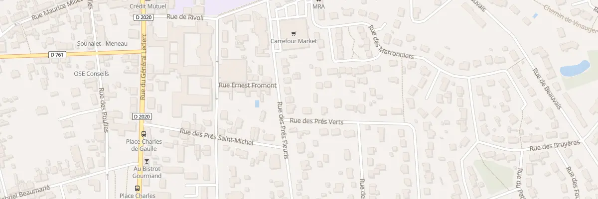 Plan du 13 Rue des Prés Fleuris à La Ferté-Saint-Aubin