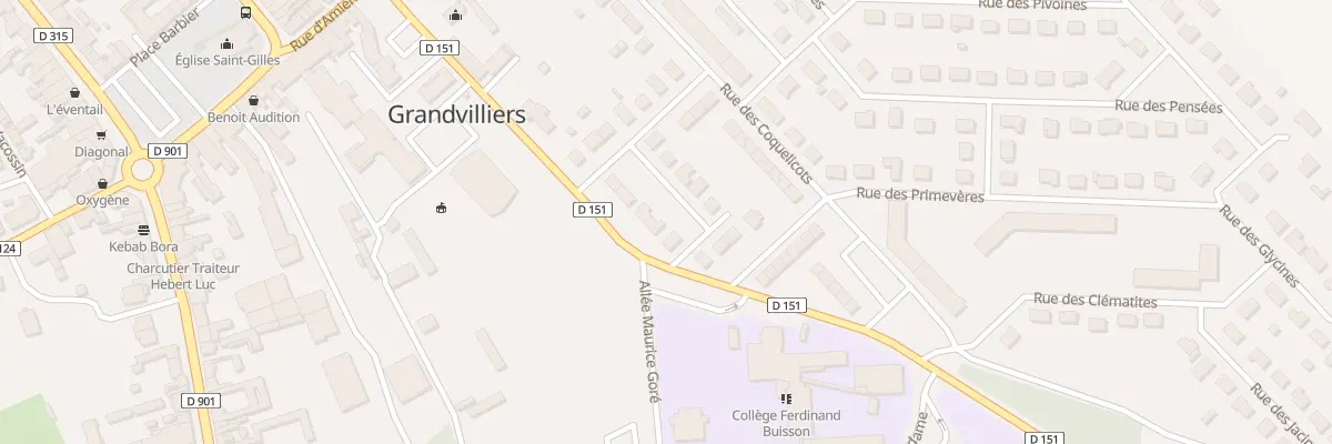 Plan du 4 Rue des Mésanges à Grandvilliers