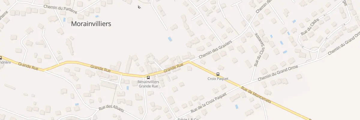 Plan du 4 Gr Grande Rue à Morainvilliers