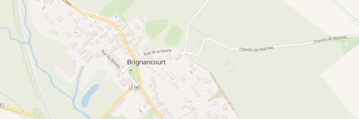 Plan du 18 Rue de la Mairie à Brignancourt