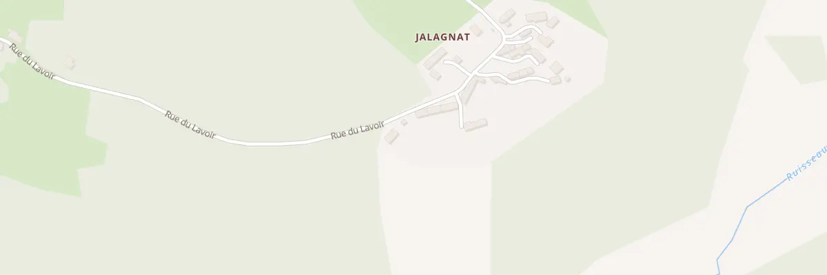 Plan du 3 Rue du Lavoir à Faux-la-Montagne