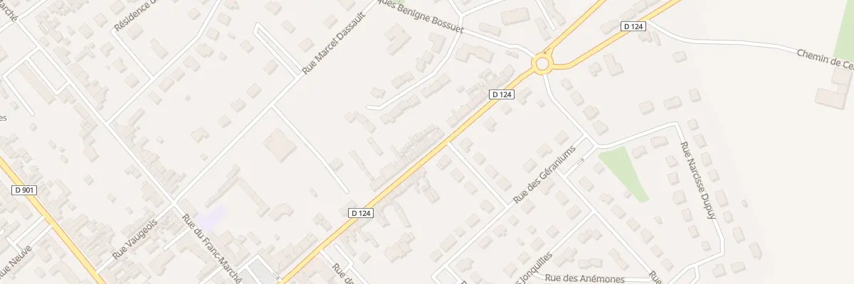 Plan du 65 Rue d’Amiens à Grandvilliers