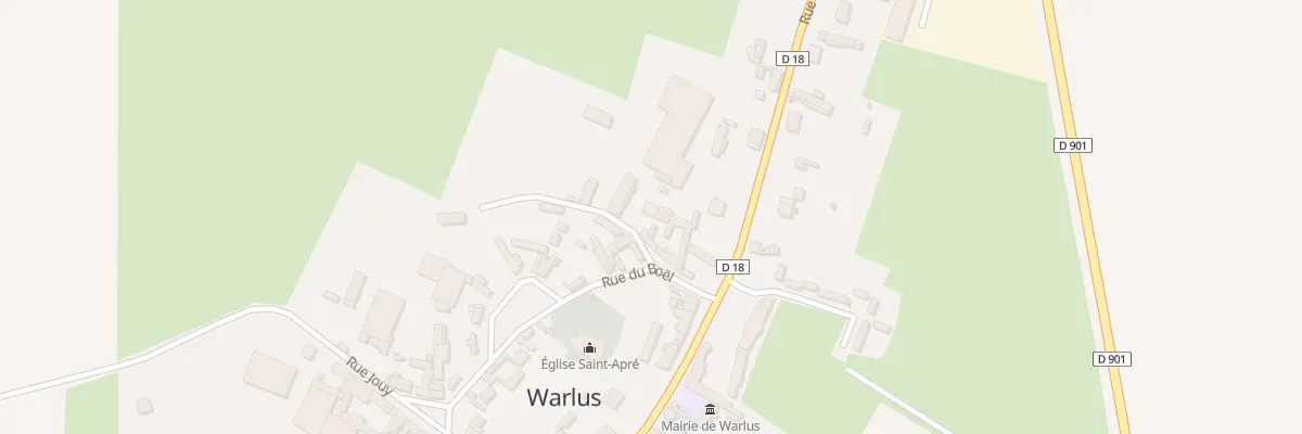 Plan du 4 Rue des Materlots à Warlus