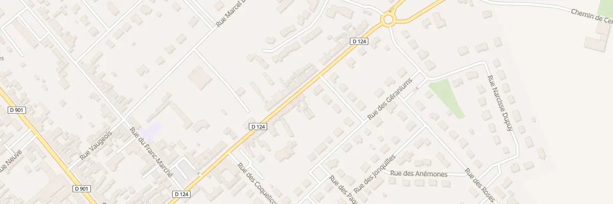 Plan du 38 Rue d’Amiens à Grandvilliers
