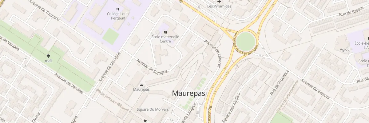 Plan du 5 All d’Auxois à Maurepas