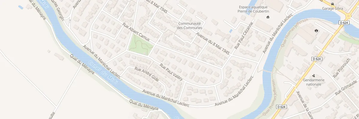 Plan du 11 Rue Albert Camus à Castelnaudary